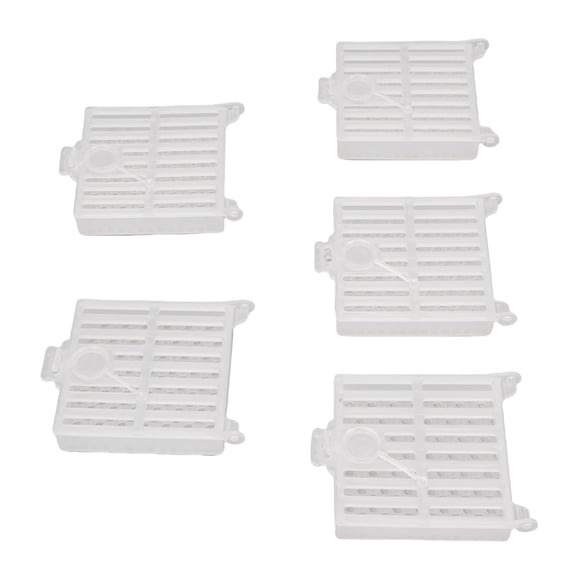 YAHHU 10PCS Queen Bee Catcher Cage Plastic Transparent Multifunctional Queen Bee Catching Box for Beekeeping Tools Beehive Housing Habitat Setup Essential Beekeeper Supply Accessories