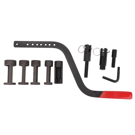 YAHHU 10PCS Valve Spring Compressor Tool Carbon Steel Automotive Remover Installer Kit For Car Motorcycle Engine Repair With Storage Box Universal Fitment 15.75 inches / 40 cm