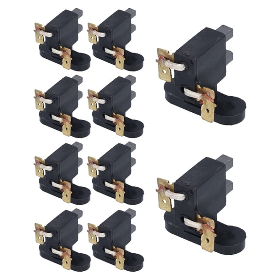 YAHHU 10Pcs Generator Carbon Brush Universal Assembly Head Replacement for GX160 Gas Engine, 25 mm Center Spacing