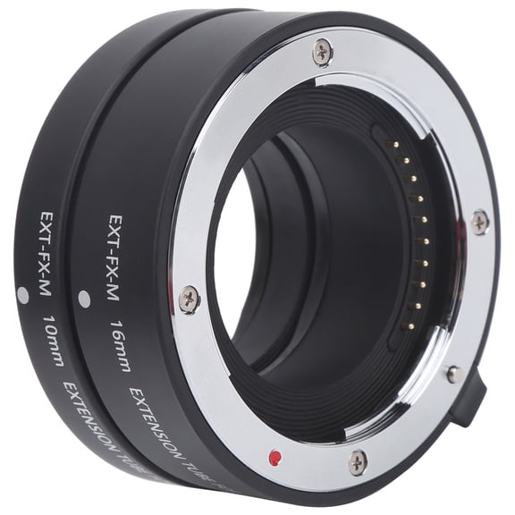 YAHHU 10mm 16mm Macro Autofocus Close-Up Extension Tube Adapter Set for Fuji X Mount Mirrorless Camera Auto Focus CloseUp Ring Macro Lens Photography Accessory (0.39 inches / 10 mm & 0.63 inches)
