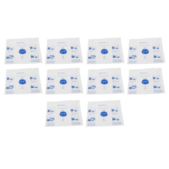 YAHHU 10pcs Disposable Cardiopulmonary Resuscitation Barrier Face Shield with One Way Valve for Training