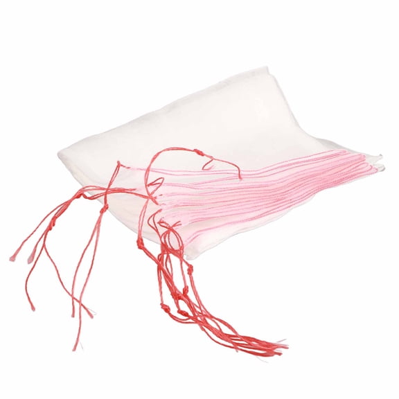 YAHHU 10pcs Garden Fruit Protection Bags, 17.7x11.8 inches / 45x30 cm Large Mesh Grow Bags with Drawstring for Protecting Grapes Apples Tomatoes, Reusable Nylon Insect Pest Bird Barrier Netting