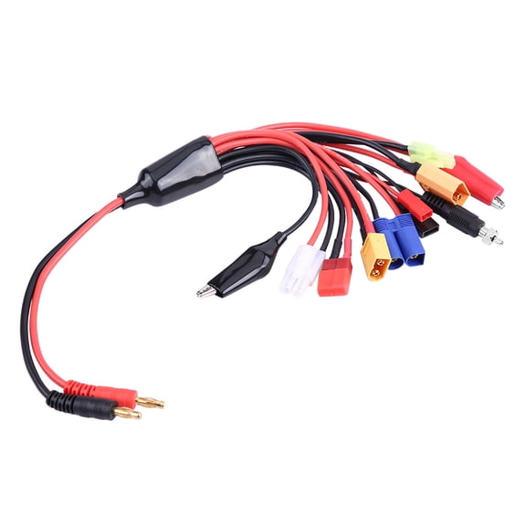 YAHHU 11 in 1 RC Lipo Battery Multi Charger Plug Adapter Converter Charging Cable for Remote Control Cars, Drones and Models (14.00 x 10.00 x 4.00 inches / 35.6 x 25.4 x 10.2 cm)