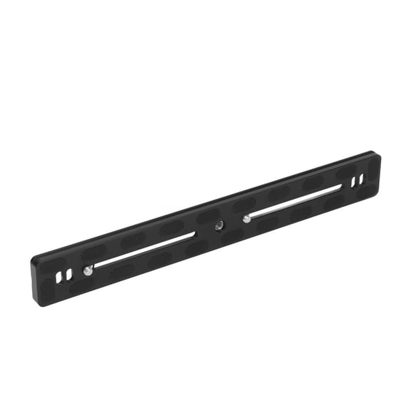 YAHHU 11.8 inches / 30 cm Quick Release Rail Sliding Plate Aluminum Alloy DSLR Camera Mount with 1/4in 3/8in Screw Hole for Arca Mount Standard Tripod Base