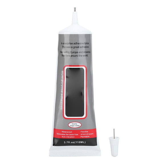 YAHHU 110ml Multi Function DIY Jewelry Watch Home Needle Tip Waterproof Adhesive Craft Glue for Metal Glass Ceramic Wood Leather Plastic Precise Application
