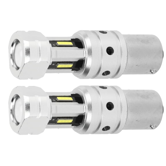 YAHHU 1156 LED Reverse Bulbs 100W 2400LM Backup Turn Signal Lights for Car Truck RV 6000K White 2 Pcs