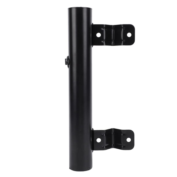 YAHHU 12 Inch / 30.5 cm RV Ladder Mounted Flagpole Holder Adjustable Heavy Duty Flag Pole Mount Kit for Camping Vehicle and Motorhome, Includes 19-Piece Mounting Hardware Set for 1-Inch Ladders