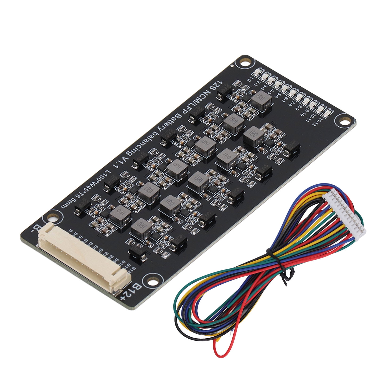 YAHHU 12 String LFP Battery Active Equalizer Simple Operation Portable Battery Equalization Board for Printed Circuit Boards (5.91 inches / 15 cm Length)
