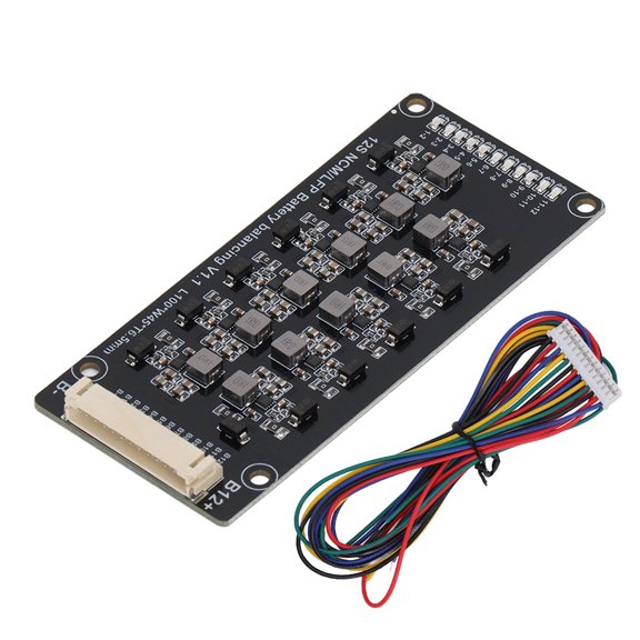 YAHHU 12 String LFP Battery Active Equalizer Simple Operation Portable Battery Equalization Board for Printed Circuit Boards (5.91 inches / 15 cm Length)