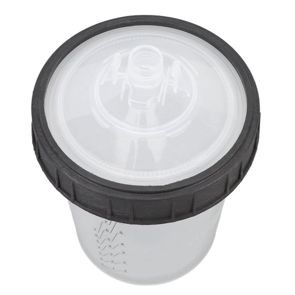YAHHU 122Pcs Disposable Paint Sprayer Mixing Cup Kit with Sealing Ring Liners Lids System for Automotive Paint Sprayer 0-810ML / 0-28OZ