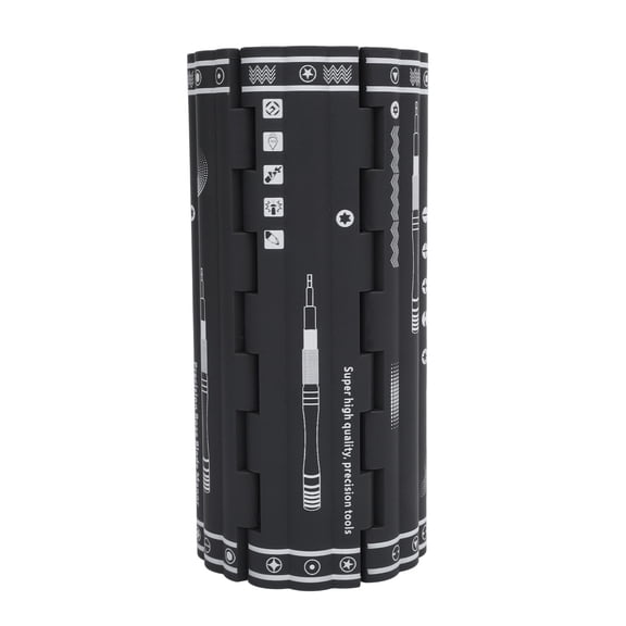 YAHHU 128 in 1 Precision Screwdriver Bit Set, Magnetic Repair Tool Kit with 116 S2 Steel Bits, 6 Wrench Heads for PC, Laptop, Phone, Watch Maintenance (7.09 inches / 18 cm)