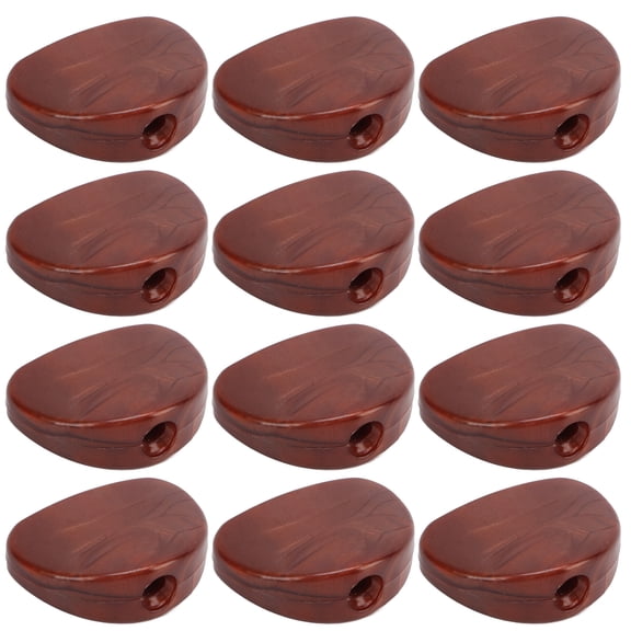 YAHHU 12Set Tuner Machine Head Buttons Plastic Metal Guitar Tuning Pegs Button for Electric Guitars Coffee 9 inches / 22.8 cm