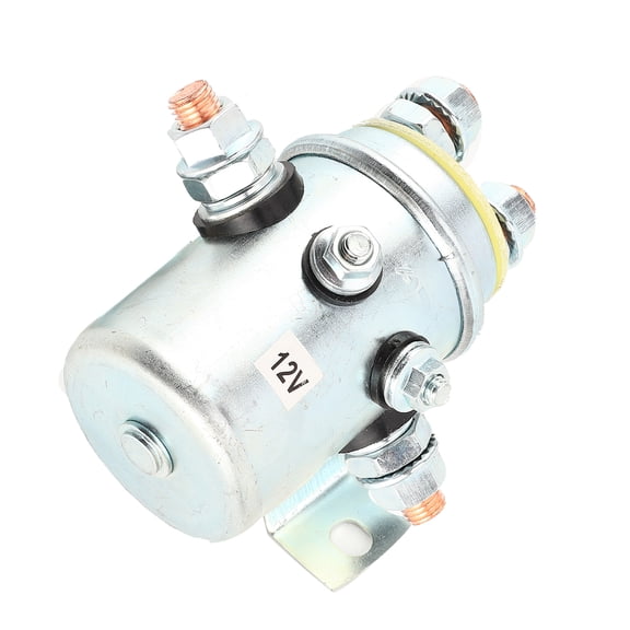 YAHHU 12V 200A ATV UTV Universal Winch Contactor Solenoid Relay Switch Replacement Parts Heavy-Duty Metal Normal Open Contacts for Off-Road Recovery Club Car Marine Towing Equipment