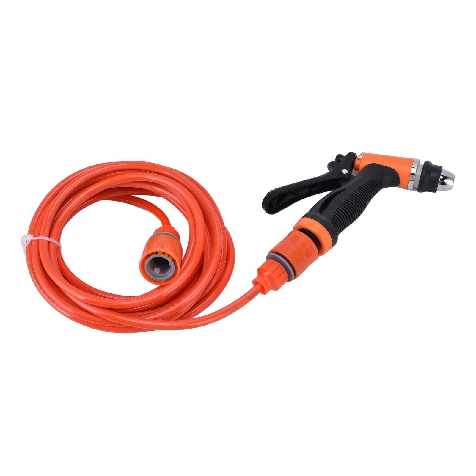 YAHHU 12V 72W Portable Pressure Washer Pump Kit, 145 PSI / 1.0Mpa Electric Car Washing Machine with 236 inches / 6m Hose for Vehicle Garden Cleaning