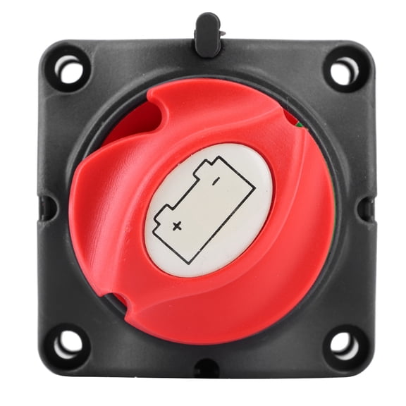 YAHHU 12V Battery Power Isolator Master Disconnect Cut Off Switch, 250A Rated, 1000A Max Load, ABS Universal Fit for RV, Yacht, Camper, Marine, Includes Mounting Screws, 1 Pack