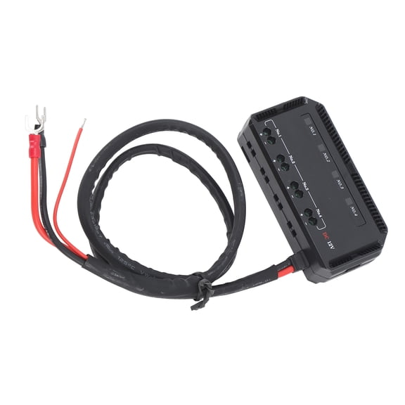 YAHHU 12V Motorcycle Fuse Block Universal 20A Fuse and Relay Box Kit with LED Indicator Light for Car, PC Material Waterproof Quick Wiring Terminal, 3.8 inches / 9.6 cm