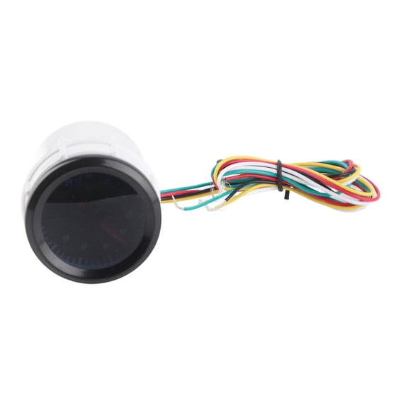 YAHHU 12V Universal 52mm / 2 inches LED Tachometer Meter Instrument Auto Modification Grey