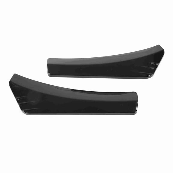 YAHHU 13 Inches / 33 cm Glossy Black Front Bumper Lip Angle Splitter Universal Automotive Exterior Accessories Anti-Scratch Protector High Temperature Resistance For Seat Leon Audi A3 A4 Honda