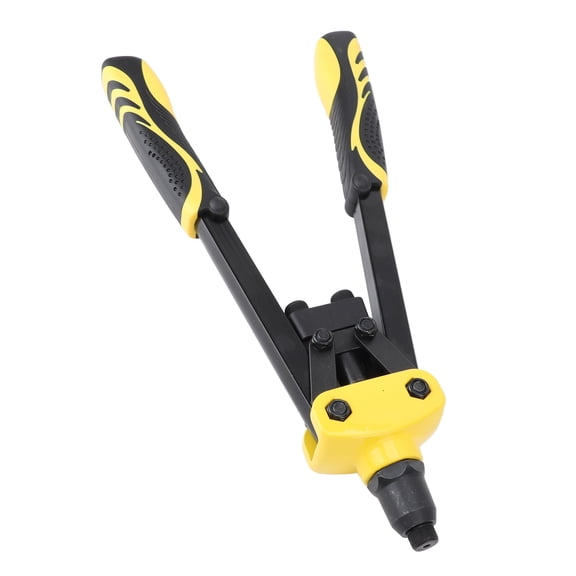 YAHHU 13 Inches / 33 cm Manual Pop Rivet Gun Kit for 3.2mm 4.0mm 4.8mm Rivets, Heavy Duty Hand Tool for Home DIY