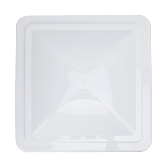 YAHHU 14" Universal RV Roof Vent Cover Durable PP & Stainless Steel, OdorFree, RainProof, Easy Install for Motorhomes & Trailers