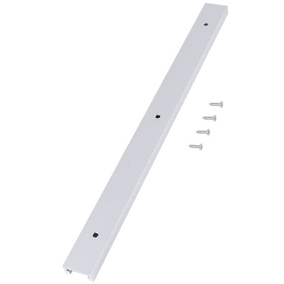 YAHHU 15.74 Inches / 400mm Aluminum Alloy T-Slot Track with 4 Self-Tapping Screws, Universal Woodworking Tool for Router Table, Workbench, and Drill Press Attachments