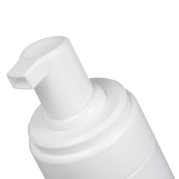 YAHHU 150ML (5.2oz) Foam Bottle Mousse Soap Foaming Pump Bottle Plastic White Empty Refillable Portable Travel Dispenser