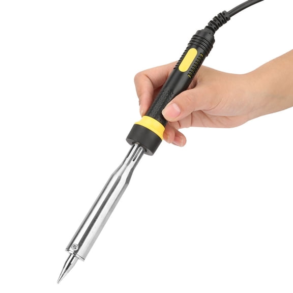 YAHHU 150W Electric Soldering Iron Welding Gun, 220V Straight Temperature Pen, Lead-Free Tip for DIY Home Electronics Repairs, Energy Saving Fast Heating Precision Tool, 12.99 inches / 33 cm