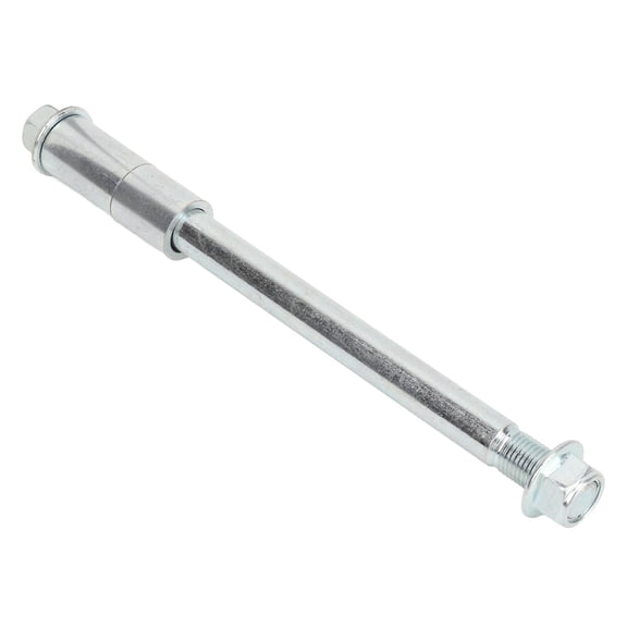 YAHHU 15mm 220mm Front Rear Wheel Axle with 2 Bushings Polished Steel Housing Replacement Accessory, Fit for Pit PRO Trail Dirt Bike 70cc 90cc Motorcycles, 8.66 inches / 220 mm Length Heavy Duty