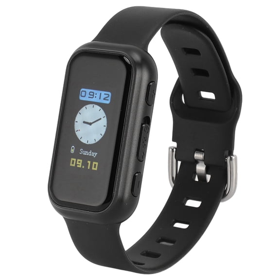 YAHHU 16GB Voice Recorder Watch HD Noise Reduction MP3 Player File Encryption Smart Recording Device for Lectures Meetings Interviews (5.9 inches / 15 cm)