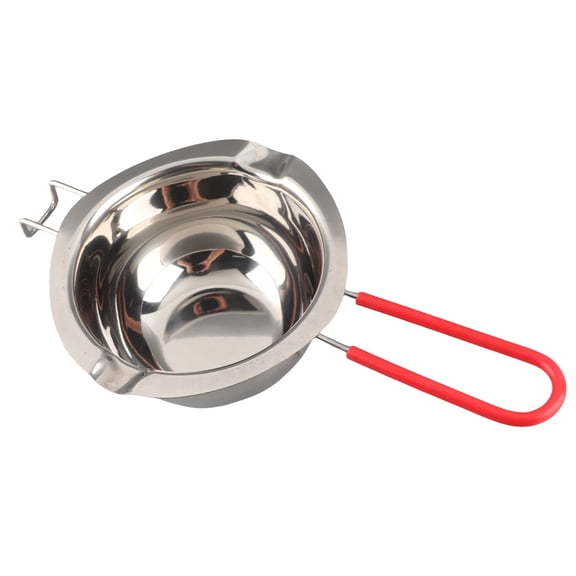 YAHHU 17 oz / 500ml Stainless Steel Chocolate Melting Pot Versatile Double Boiler Bowl For Candy Cheese Butter Candle Making 9.4 Inches