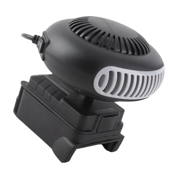 YAHHU 170W Smart Portable Space Heater  DualTemperature 3080, Quiet 360 Rotating Plug, 18V LithiumIon Battery Compatible, Ideal for Offices & Dorms