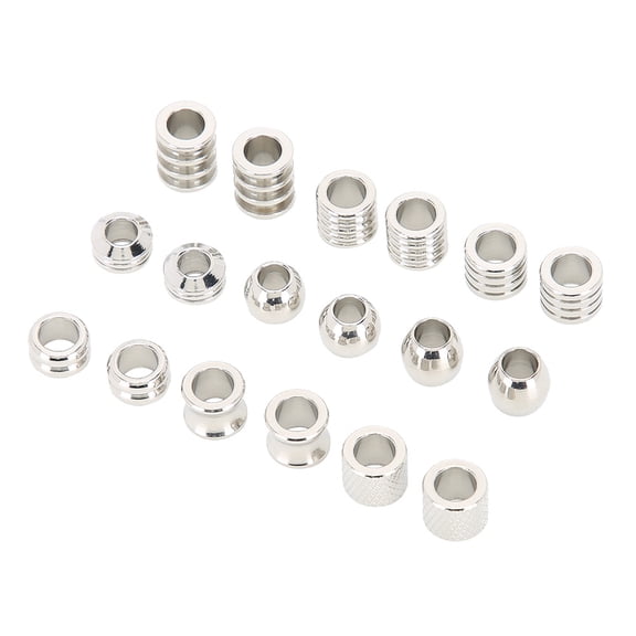 YAHHU 18 Pcs Dreadlocks Stainless Steel Hair Rings Hair Clips Jewelry Decoration Braids Accessories, Antique Silver, 3.15 inches / 8 cm