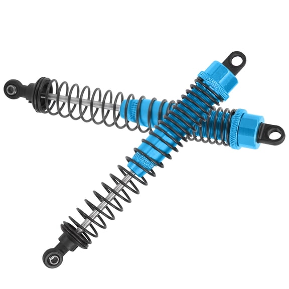 YAHHU 18007 Remote Control Car Aluminium Alloy 5.1 inches / 130mm Shock Absorber for TRAXXAS SLASH 2WD RC Car, Blue Upgrade Part, Pack of 2 Precision Engineering[cite: 1]