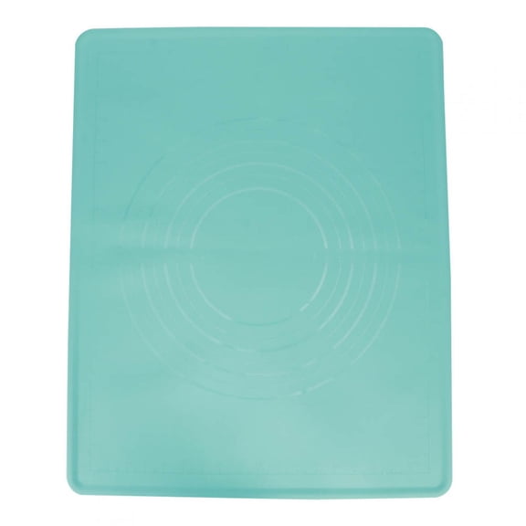 YAHHU 19.7x15.7 Inches / 50x40 cm Silicone Baking Mat Non-Stick Thickened Pastry Dough Kneading Pad Reusable Countertop Protector for Cookies Bread Pizza Kitchen Tool Blue