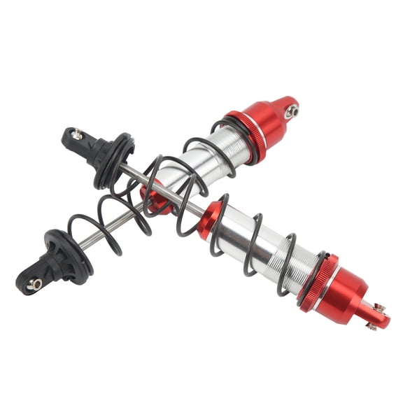 YAHHU 190mm Front Rear Shocks Absorber Replacement Parts for ARRMA 1/5 RC Car Outcast Kraton 8s Suspension Damper Upgrade Accessory, Aluminum Alloy Heavy Duty, Red, 10 inches / 25.4 cm