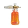 thumbnail image 1 of YAHHU 1L Foam Cannon for Pressure Washer, Adjustable Snow Foam Blaster, Transparent 1/4'' Quick Connector, Durable Copper/Stainless Steel, Orange, 1 of 8