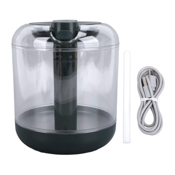 YAHHU 1L TopFill Quiet Cool Mist Humidifier with Smart Touch Control, Transparent Tank, Warm Night Light, and AirPurifying Fog