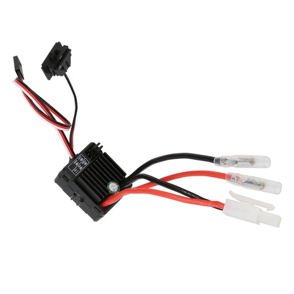 YAHHU 2-3S 60A with BEC 6V/3A Waterproof Brush ESC Electric Speed Controller for 1/10 RC Car