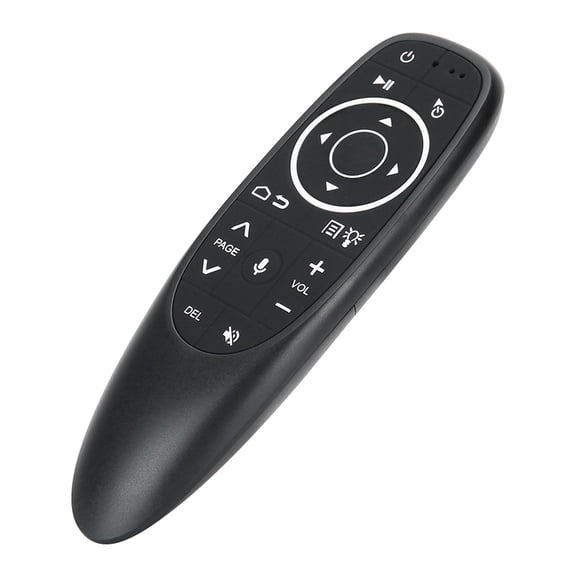YAHHU 2.4G USB Wireless Air Remote Mouse with Voice Control - Infrared Controller for Android TV and Windows PC (Range: 10m / 32.8ft, ABS Material, Black) - Ultimate Smart Home Entertainment Gadget