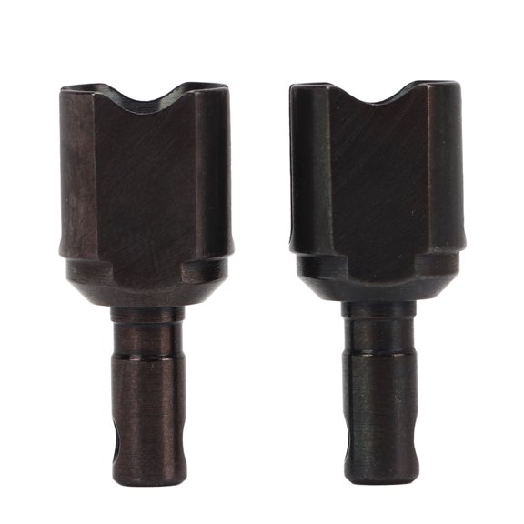 YAHHU 2 PCS RC Differential Joint Cup Steel Replacement Parts for 1/7 Scale Remote Control Cars 1.2 inches / 31 mm Length Enhances Driving Performance and Durability in Black