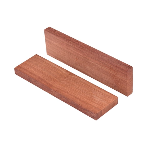 YAHHU 2 Pack Acoustic Guitar Unfinished Bridge Handmade DIY Parts Blank Replacement for Wood Folk Guitar Accessories, Solid Rosewood Tailpiece, 7.1 inches / 18 cm