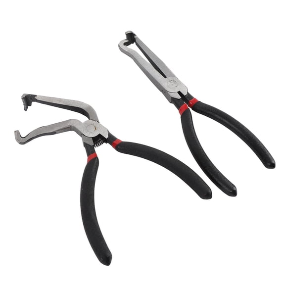 YAHHU 2Pack Electrical Disconnect Pliers  Straight & 60 Bend, HighHeat Insulated Carbon Steel, NonSlip Grip, Ideal for Vehicle Wiring & Pipe Maintenance