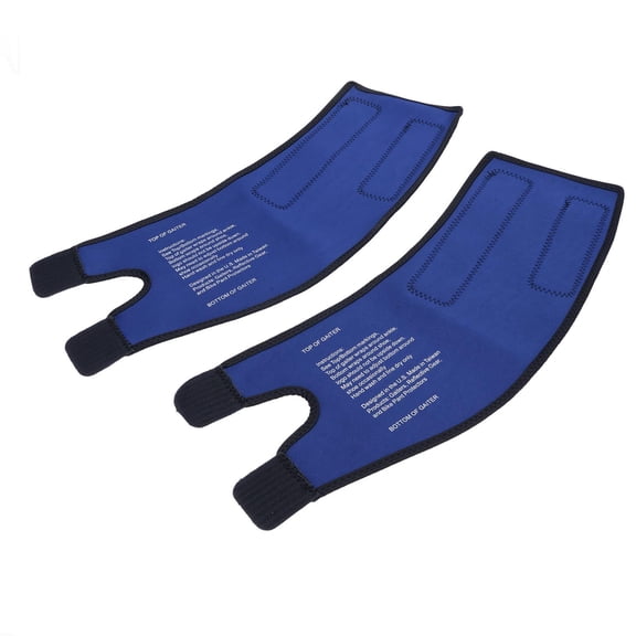 YAHHU 2Pack Lightweight Waterproof Nylon Leg Gaiters  AntiSlip, TearResistant for Skiing, Hiking, Camping & Backpacking