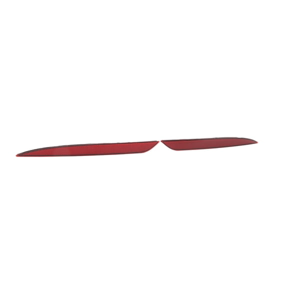 YAHHU 2-Pack Rear Bumper Reflector 1495817 00 C Left Right Strip Replacement for Tesla Model Y 2020 to 2023 Red High-Visibility Exterior Accessory 10.63 inches / 27 cm