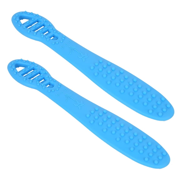 YAHHU 2 Pcs Set Fitness Meridian Pat Rod Massage Hammer Back Health Stick Massager Beat Board Hand Muscle Developer Body Care (13.8 inches / 35 cm)[cite: 1]