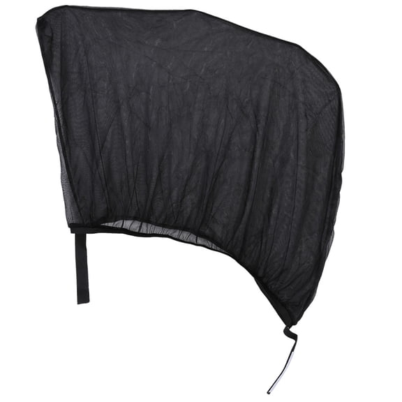 YAHHU 2-Piece Car Side Window Sun Shade Mesh Curtain, Foldable Sunshade Visor with UV Protection and Heat Reduction, Breathable & Stretchable Auto Interior Accessories for Sedan Models, Black