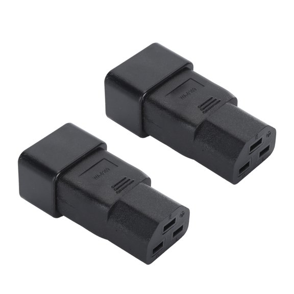YAHHU 2-Piece IEC320 C20 to IEC320 C21 Power Adapter, Professional Plug and Play Computer Power Plug Converter Socket for UPS Server PDU, 110-240V Wide Voltage, No Battery Needed, Durable PVC Copper