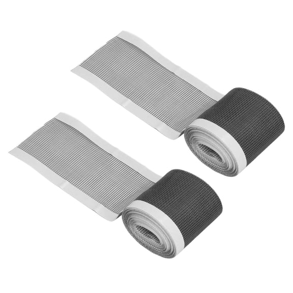 YAHHU 2Roll PVC Shower Drain Mesh Sticker SelfAdhesive Hair & Pet Fur Catcher with 1mm Holes, Quick Drainage, Easy Cut, Ideal for Shower, Tub, Sink