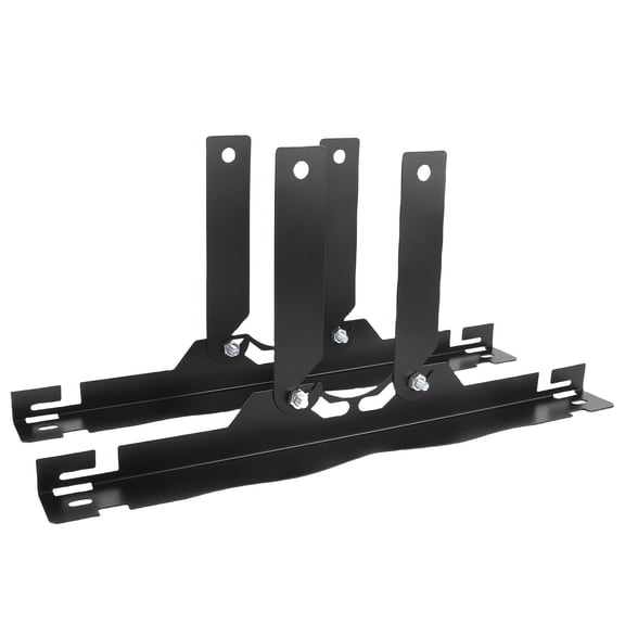 YAHHU 2 Set Wheel Alignment Tool Plates with Extension Brackets & 2 Measuring Tapes, Alloy Steel Toe Angle Measurement Tool Plate Kit for Car, Universal Automotive Specialty Tool, Black