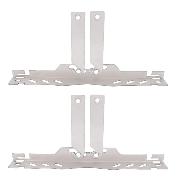 YAHHU 2 Sets Toe Alignment Tool Plates with Extension Brackets Wheel Angle Alignment Tools for UTV ATV Off Road Motorcycle Automotive Replacement Specialty Tools Silver Finish 23.6 Inches Length